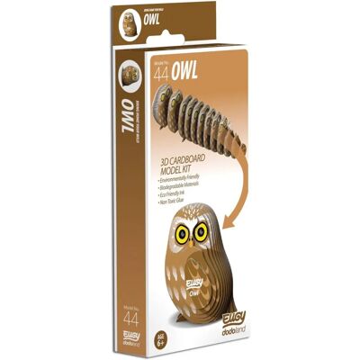 Eugy Owl 3D Craft Kit - Craft Kit Eugy Owl 3D Craft Kit - Craft Kit