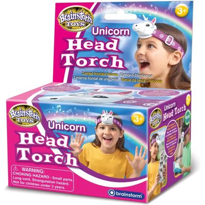 Brainstorm Einhorn-Kopflampe - Kopflampe, Einhorn, Verstellbarer Riemen Brainstorm Einhorn-Kopflampe - Kopflampe, Einhorn, Verstellbarer Riemen
