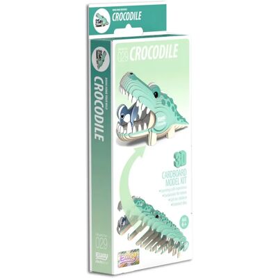 Eugy Crocodile 3D Craft Kit - Unisex Collectible Eugy Crocodile 3D Craft Kit - Unisex Collectible