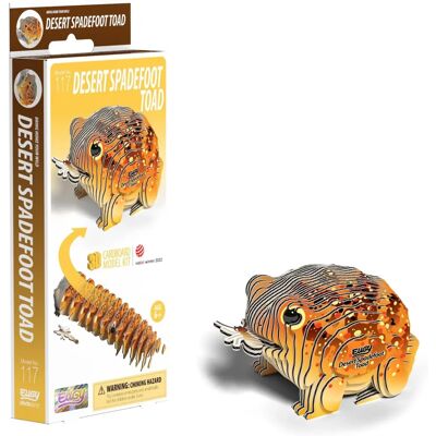 Eugy Desert Spadefoot Toad 117 3D Cardboard Model Construction Kit - 3D Model Kit Eugy Desert Spadefoot Toad 117 3D Cardboard Model Construction Kit - 3D Model Kit