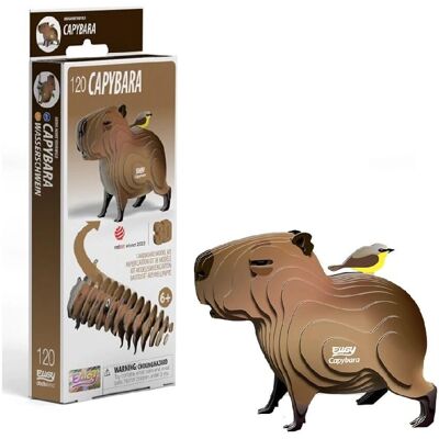 Eugy Capybara 120 3D Model Craft Kit - Craft Kit Eugy Capybara 120 3D Model Craft Kit - Craft Kit