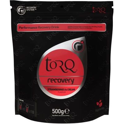 Torq Recovery Drink - Aardbei / Room - 500g Torq Recovery Drink - Aardbei / Room - 500g