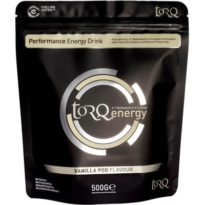 Torq Vanilla Energy Drink - 500g Powder - Energy Drink Torq Vanilla Energy Drink - 500g Powder - Energy Drink