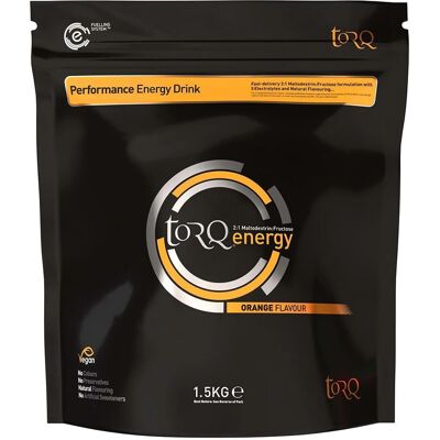 Poudre de Boisson Énergétique Torq - 1,5kg Orange - Boissons en Poudre - Publicité Poudre de Boisson Énergétique Torq - 1,5kg Orange - Boissons en Poudre - Publicité