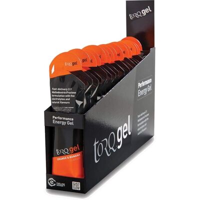 Gel Torq - Orange et Banane (15 x 45g) - Publicité Gel Torq - Orange et Banane (15 x 45g) - Publicité