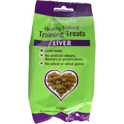 Feelwells Liver Dog Treats - Semi Moist - 115g Feelwells Liver Dog Treats - Semi Moist - 115g