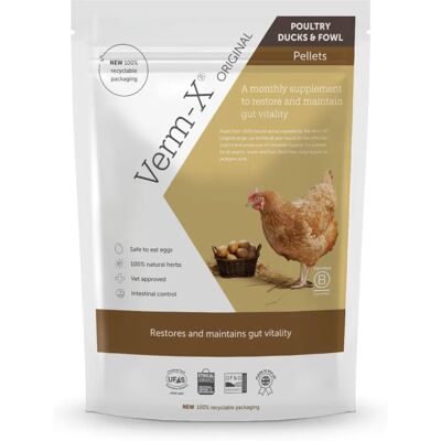 Verm-X Poultry Pellets - Natural Bird Health Supplement Verm-X Poultry Pellets - Natural Bird Health Supplement