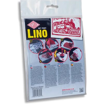 Essdee Grå linoleumplatta - 203x152x3.2mm för tryck Essdee Grå linoleumplatta - 203x152x3.2mm för tryck