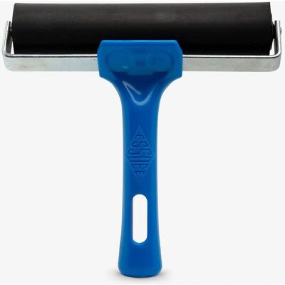 Essdee Soft Rubber Ink Roller - 150mm / 6" Blue - Rubber Ink Roller Essdee Soft Rubber Ink Roller - 150mm / 6" Blue - Rubber Ink Roller
