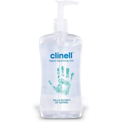 Clinell Hand Sanitising Gel - 500ml Pump - Toileting Hygiene & Comfort Clinell Hand Sanitising Gel - 500ml Pump - Toileting Hygiene & Comfort