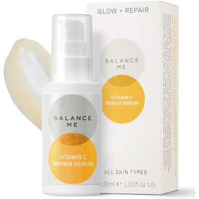 Balance Me Vitamin C Reparaturserum mit Hyaluronsäure - Reduziert Altersflecken & Hyp - Serum Balance Me Vitamin C Reparaturserum mit Hyaluronsäure - Reduziert Altersflecken & Hyp - Serum