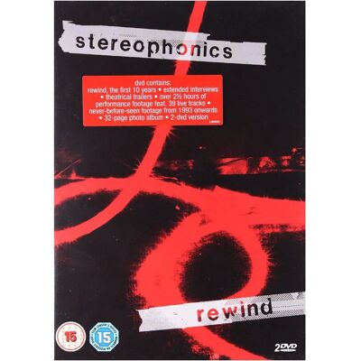 Stereophonics Rewind DVD - DVD - Publicité Stereophonics Rewind DVD - DVD - Publicité