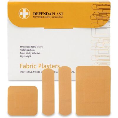 Reliance Medical Dependaplast Advanced Fabric Plasters Assorted - 100 pcs Reliance Medical Dependaplast Advanced Fabric Plasters Assorted - 100 pcs