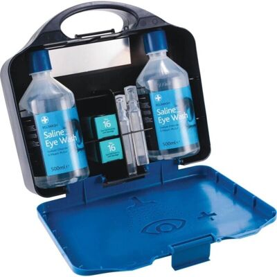 Trousse de Premiers Secours Timco Rinçage Oculaire Double Flacon de Solution Saline Pods Sécurité Stérile - Trousse de Premiers Secours - Publicité Trousse de Premiers Secours Timco Rinçage Oculaire Double Flacon de Solution Saline Pods Sécurité Stérile - Trousse de Premiers Secours - Publicité