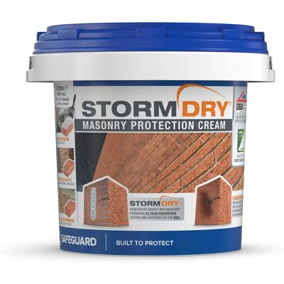Stormdry Masonry Waterproofing Cream - 25-Year Protection - Exterior Brick, Stone, Concrete Stormdry Masonry Waterproofing Cream - 25-Year Protection - Exterior Brick, Stone, Concrete