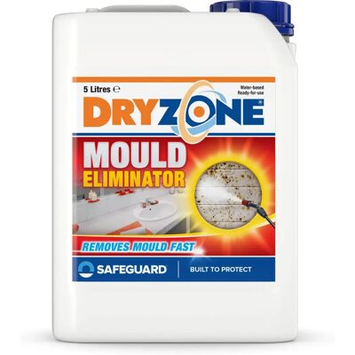 Dryzone Mould Remover - 5L - Fast-Acting, No-Scrub Formula - Mould & Mildew Remover Dryzone Mould Remover - 5L - Fast-Acting, No-Scrub Formula - Mould & Mildew Remover