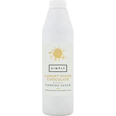 Simply Simply Luxury White Chocolate Topping Sauce - sauce Simply Simply Luxury White Chocolate Topping Sauce - sauce