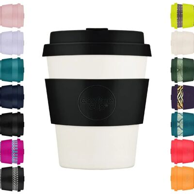 Ecoffee Wiederverwendbare Kaffeetasse - Schwarz - Wiederverwendbarer Kaffeebechern Ecoffee Wiederverwendbare Kaffeetasse - Schwarz - Wiederverwendbarer Kaffeebechern