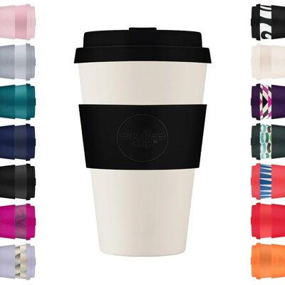 Ecoffee Wiederverwendbarer Kaffeetassenbecher auf pflanzlicher Basis Melaminfrei Eco Kein Plastikbecher 14oz Black Nature - Kaffeetasse Ecoffee Wiederverwendbarer Kaffeetassenbecher auf pflanzlicher Basis Melaminfrei Eco Kein Plastikbecher 14oz Black Nature - Kaffeetasse