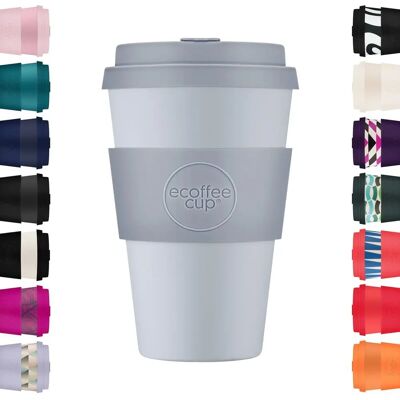Ecoffee Wiederverwendbarer Kaffeetassenbecher auf pflanzlicher Basis Melaminfrei Eco Kein Plastikbecher 14oz Glittertind Ecoffee Wiederverwendbarer Kaffeetassenbecher auf pflanzlicher Basis Melaminfrei Eco Kein Plastikbecher 14oz Glittertind
