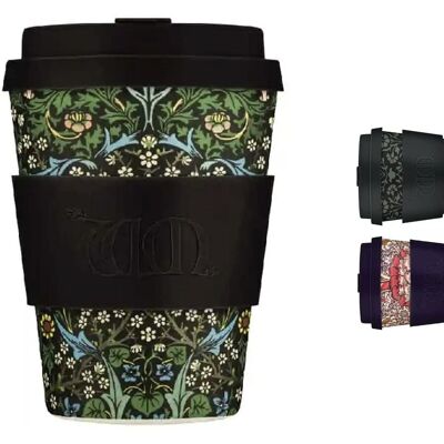Ecoffee Cup William Morris Vegan Wiederverwendbare 12oz - Eco Kaffee Becher Ecoffee Cup William Morris Vegan Wiederverwendbare 12oz - Eco Kaffee Becher