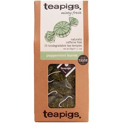 Teapigs Feuilles de menthe - Thé - 15 Sachets - Publicité Teapigs Feuilles de menthe - Thé - 15 Sachets - Publicité