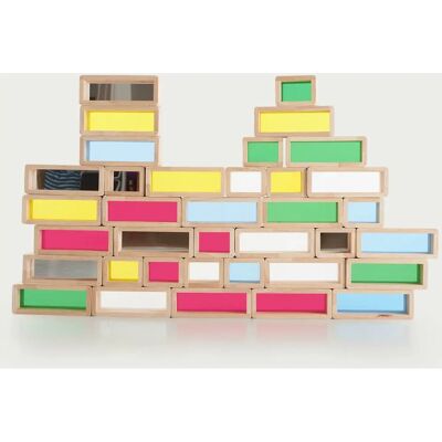 Briques Arc-en-ciel Tickit - Blocs de Construction pour Enfants - Publicité Briques Arc-en-ciel Tickit - Blocs de Construction pour Enfants - Publicité