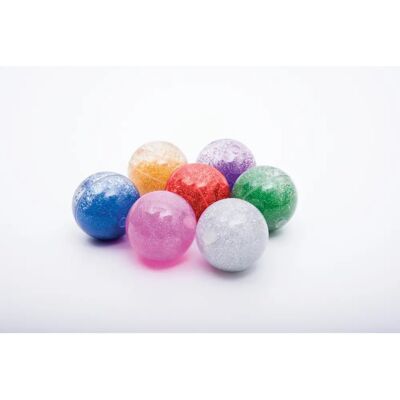TickiT Regnbågs glitter sinnesbollar - 7 stuks TickiT Regnbågs glitter sinnesbollar - 7 stuks
