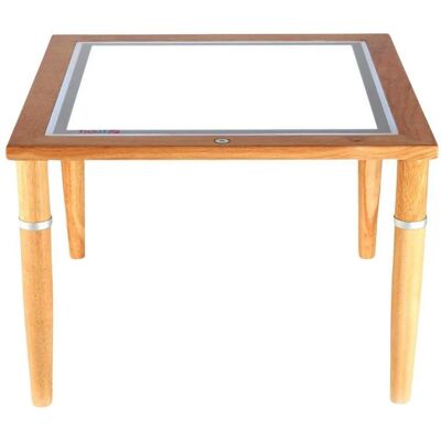Tickit Wooden Table with Light Panel - Early Years - 60x60cm Tickit Wooden Table with Light Panel - Early Years - 60x60cm