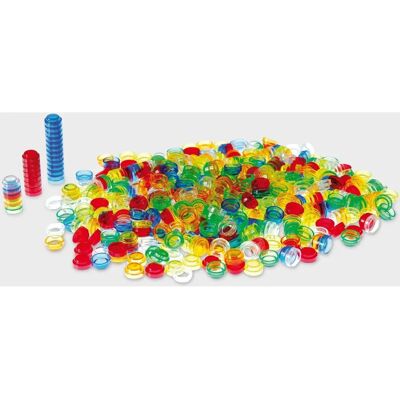TickiT 73091 Translucent Stackable Counter - Stackable Counter TickiT 73091 Translucent Stackable Counter - Stackable Counter