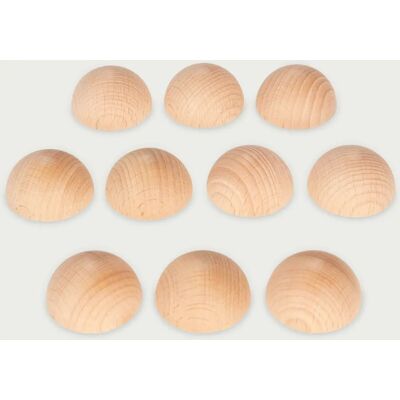 Tickit Natuurlijke Houten Semiesferen - Educatief Speelgoed voor Motorische Vaardigheden Tickit Natuurlijke Houten Semiesferen - Educatief Speelgoed voor Motorische Vaardigheden