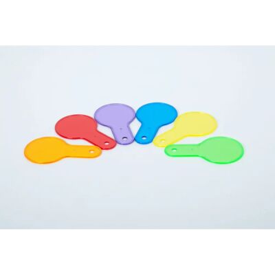 Tickit Translucent Colour Paddles - Paddles Tickit Translucent Colour Paddles - Paddles