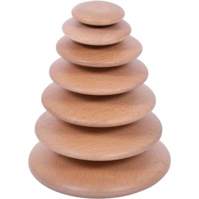Boutons en Bois Beige TickiT - Jouet Éducatif Boutons en Bois Beige TickiT - Jouet Éducatif