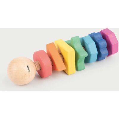 Tickit Regenboog Houten Vormen Twister - Educatief Speelgoed Tickit Regenboog Houten Vormen Twister - Educatief Speelgoed