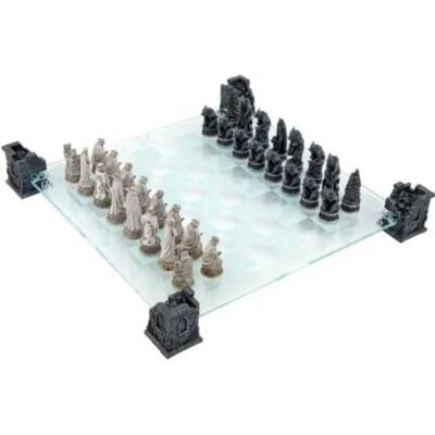 Nemesis Now Ltd Vampire & Werewolf Glass Chess Set - Chess Set Nemesis Now Ltd Vampire & Werewolf Glass Chess Set - Chess Set