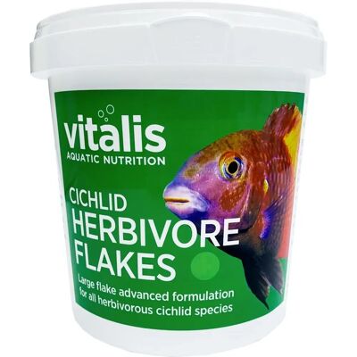 Vitalis - Cichlid Herbivore Flake - 90g - Aquarium Fish Food Vitalis - Cichlid Herbivore Flake - 90g - Aquarium Fish Food