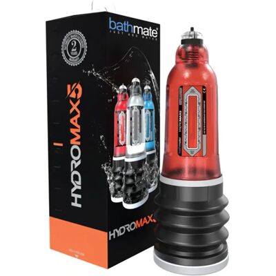 Pompe à Pénis Hydromax5 à Eau - Rouge - Dispositif d'Augmentation - Publicité Pompe à Pénis Hydromax5 à Eau - Rouge - Dispositif d'Augmentation - Publicité