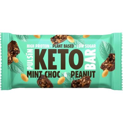 Pulsin Pulsin Mint Choc & Peanut Keto Bar - Keto Bar Pulsin Pulsin Mint Choc & Peanut Keto Bar - Keto Bar