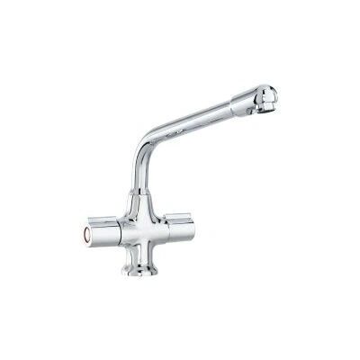 CDA TC20CH Chrome Kitchen Faucet - Quarter Turn Swivel Spout CDA TC20CH Chrome Kitchen Faucet - Quarter Turn Swivel Spout
