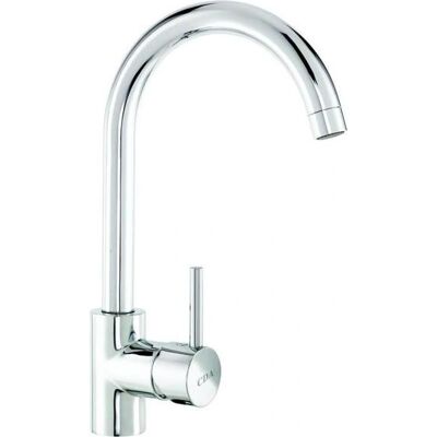 CDA TC57CH Kitchen Faucet - Single Lever, Swan Neck, Chrome CDA TC57CH Kitchen Faucet - Single Lever, Swan Neck, Chrome