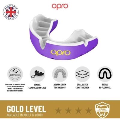 Protector bucal OPRO Gold Ultra Fit - Unisex - Protecție Sportivă Protector bucal OPRO Gold Ultra Fit - Unisex - Protecție Sportivă
