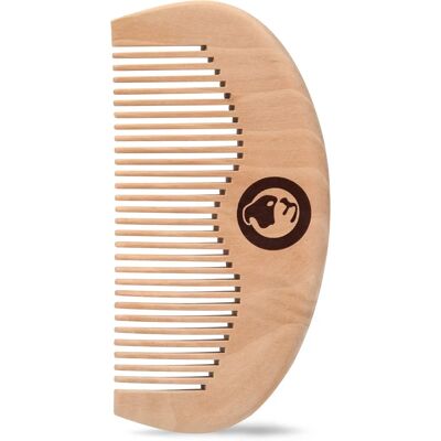 Grzebień do brody z drewna brzoskwiniowego Bulldog 10,4cm - Grzebień do brody Grzebień do brody z drewna brzoskwiniowego Bulldog 10,4cm - Grzebień do brody