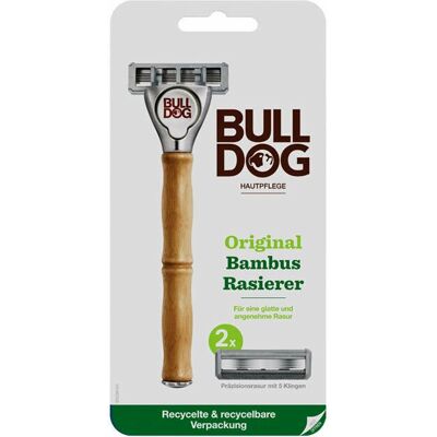 Bulldog Original Bambus - Bambou - Acier - Rasoir - Publicité Bulldog Original Bambus - Bambou - Acier - Rasoir - Publicité