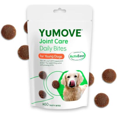 Lintbells YuMOVE Daily Bites Joint Supplement - Support Active Joints in Young Dogs Lintbells YuMOVE Daily Bites Joint Supplement - Support Active Joints in Young Dogs