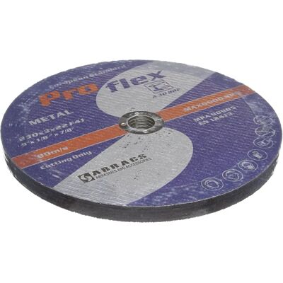 Disques de Coupe Plat Abracs 230mm - Disques pour acier - Publicité Disques de Coupe Plat Abracs 230mm - Disques pour acier - Publicité