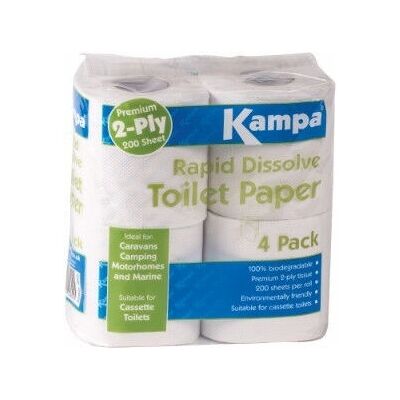 Papel Higiénico Kampa 154020 - Disolución rápida Papel Higiénico Kampa 154020 - Disolución rápida