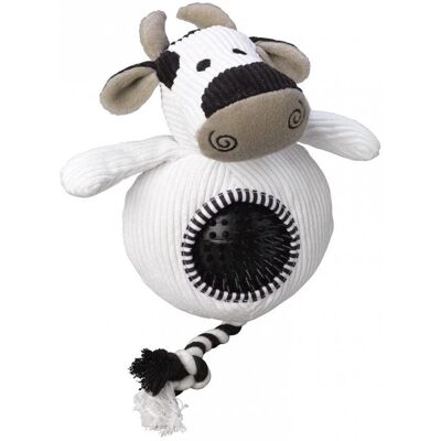 House of Paws Cow Dog Toy - Cord and Spiky Ball House of Paws Cow Dog Toy - Cord and Spiky Ball