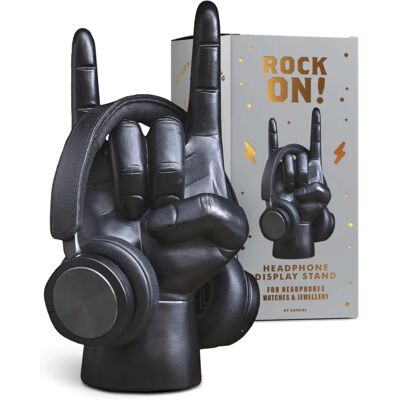 Support pour Casque Luckies Of London Rock On Noir - Headphone Holder - Publicité Support pour Casque Luckies Of London Rock On Noir - Headphone Holder - Publicité