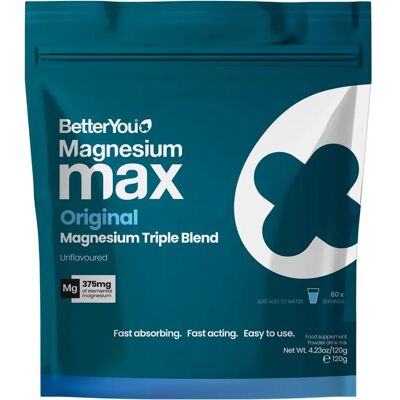 Better You Magnesium Max Original Powder - Dietary Supplement Better You Magnesium Max Original Powder - Dietary Supplement
