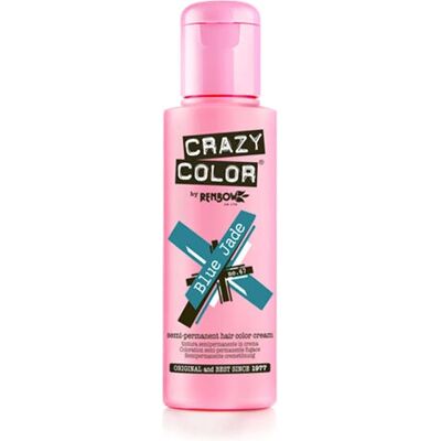 Coloration Cheveux Crazy Color Jade Bleu - Semi Permanent - 41 Teintes Coloration Cheveux Crazy Color Jade Bleu - Semi Permanent - 41 Teintes